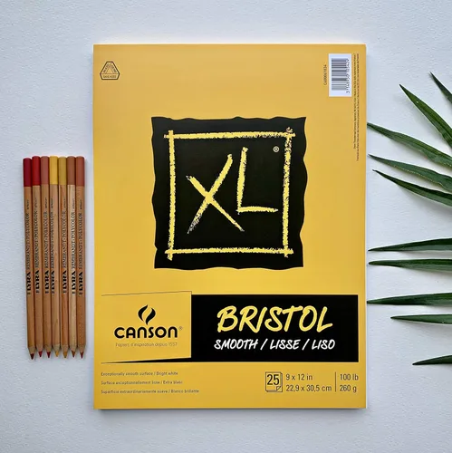 Miniatura 7 de Canson Papel Bristol Serie XL, Liso, Bloc con Tapa Plegable, 9 x 12 pulgadas, 25 Hojas (100lb/260g) - Papel de Artista para Adultos y Estudiantes