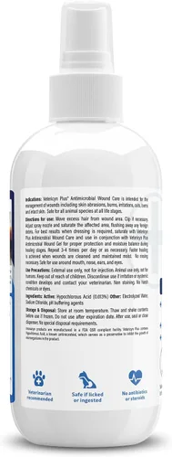 Miniatura 4 de Vetericyn Plus Spray para el cuidado de heridas de perro Ayuda curativa y reparación de la piel, limpia heridas, alivia la picazón en la piel