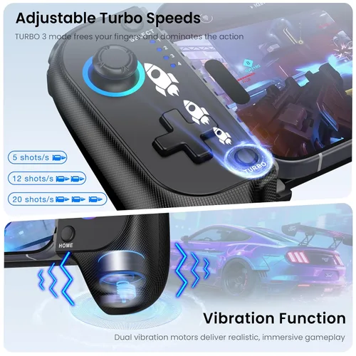 Miniatura 4 de AXYBCOOL Wireless Mobile Controller for iPhone & Android - Hall Effect Joystick, No Drift - Compatible with Xbox Game Pass, Steam Link, Call of