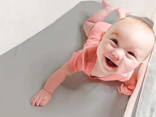 Miniatura 2 de Sábanas de moisés – Sábana bajera de moisés premium para Halo, Mika Micky, Maxi Cosi y otros – Paquete de 4 unidades 100% de punto jersey – Ropa