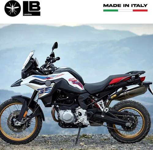 Miniatura 4 de labelbike - 3D Stickers Motorcycle Fuel Tank Protection and Decoration in Resin Compatible with BMW F 850 GS Sport 2018-2022 White Red Blue