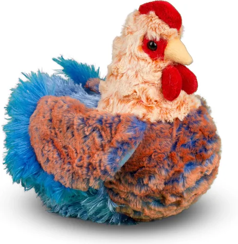 Miniatura 5 de Gallina de peluche Douglas Henrietta de hilo azul, gallina de peluche