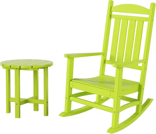 Miniatura 25 de WestinTrends Malibu - Mecedora para exteriores/patio, color lima