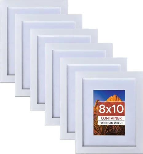 Miniatura 8 de Container Furniture Direct Marcos de fotos colgantes de 11 x 14 pulgadas para pared con plexiglás y doble colgador de montaje para formatos Negro