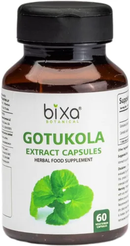 bixa BOTANICAL Suplemento de hierbas naturales ayurvédicas Gotu Kola (Centella Asiatica) Pure Authentic Premium Quality | Mejora la salud general