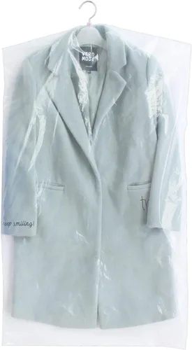 Paquete de 50 fundas de plástico transparente de 23.6 x 40 pulgadas para colgar ropa, bolsas de ropa a prueba de polvo para pequeñas empresas,
