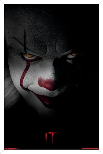 Miniatura 13 de Trends International IT-Pennywise - Póster de pared, 14.725 x 22.375 pulgadas, versión enmarcada de madera de granero