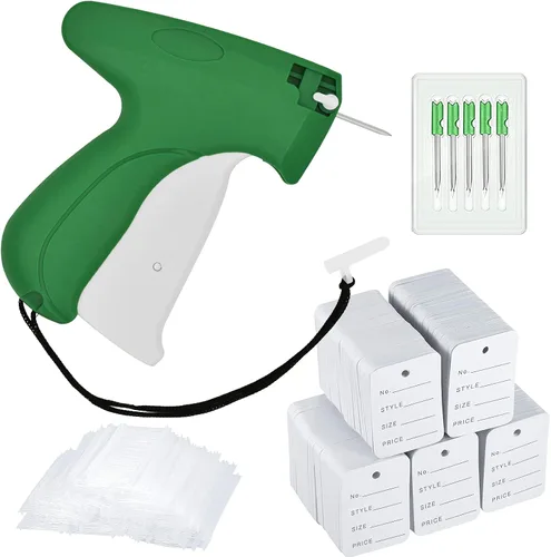 Kit de pistola de etiquetado de 2006 piezas para ropa con 400 etiquetas de precio, incluyendo pistola de etiquetado Liumai, 5 agujas de acero, 1600