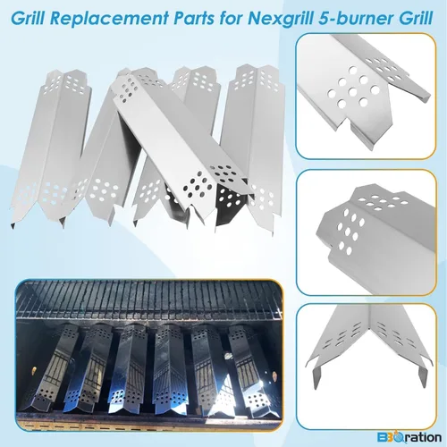 Miniatura 4 de Kit de piezas de repuesto BBQration para Nexgrill de 5 quemadores 720-0888 720-0888N 720-0888A, de 4 quemadores 720-0830 720-0830H 720-0830A