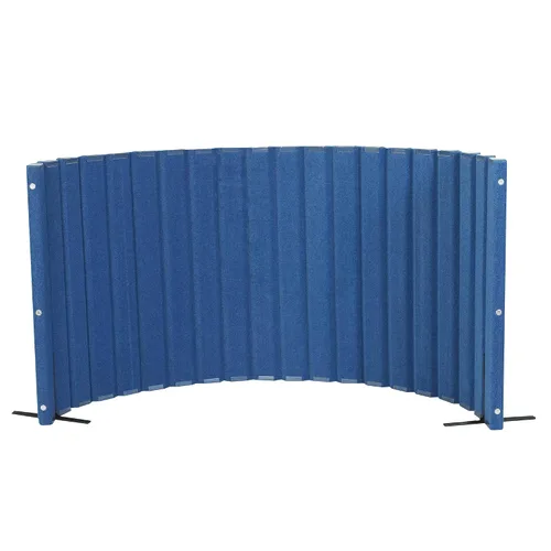 Miniatura 18 de Angeles Divisor silencioso de 30" x 6' con paneles de amortiguación de sonido, pared separadora de habitación independiente, azul