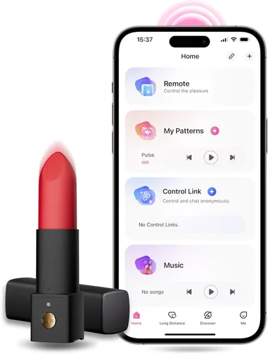 LOVENSE Exomoon Mini Vibrador Bala Bluetooth Lápiz Labial Secreto Vibrador, Impermeable Pezón, Clítoris y Punto G Masajeador para Mujeres, Pequeños
