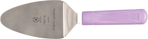 Miniatura 34 de Mercer Culinary Millennia Esparcidor de borde liso, hoja de 3.5 pulgadas, mango morado Púrpura