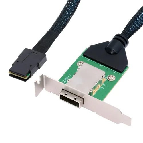 Miniatura 11 de Chenyang Mini SAS 2 SFF-8088 a 2 SFF-8087 HD adaptador convertidor de servidor de datos con soporte