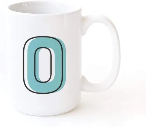 Miniatura 25 de The Cotton & Canvas Co. Candy Pop - Taza de café personalizada con monograma inicial con letra H y cerámica, para ella, para él