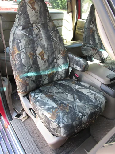Miniatura 2 de Durafit Seat Covers Hecho para adaptarse a las fundas de asiento de silla de capitán de respaldo alto delantero F150-F550 1999-2001 en XD3 Endura