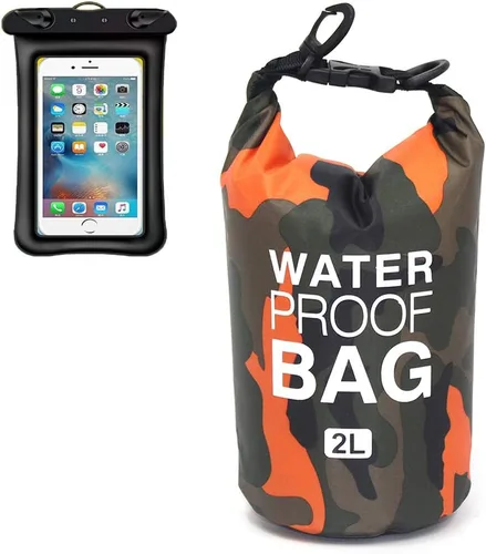 Miniatura 12 de Bolsa seca impermeable de 2L/5L/10L/15L/20L/30L, saco enrollable que mantiene el equipo seco para kayak, rafting, navegación, natación, campamento