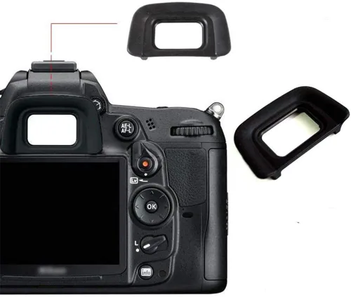 Miniatura 2 de (2 unidades) DK-20 Visor ocular ocular para cámara Nikon D50 D60 D70 D3100 D3200 D5100 D5200