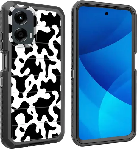 Miniatura 16 de Funda para Moto G Play 4G 2024, cuerpo completo, protección contra caídas, resistente, 3 capas, militar, resistente, duradera, para Motorola Moto G