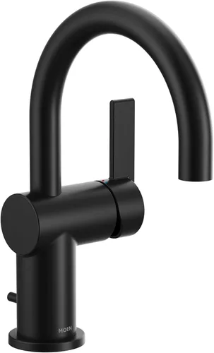 Miniatura 11 de Moen Cia 6221EWBN - Grifo de lavabo de baño de níquel cepillado Motionsense Wave sin contacto de una sola manija, 6221EWBN