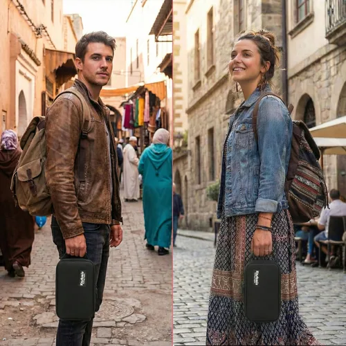 Miniatura 9 de Kashmir Bolsa a prueba de olores con cerradura de combinación, funda de viaje a prueba de olores, forro de carbón activado, con cerradura, a prueba