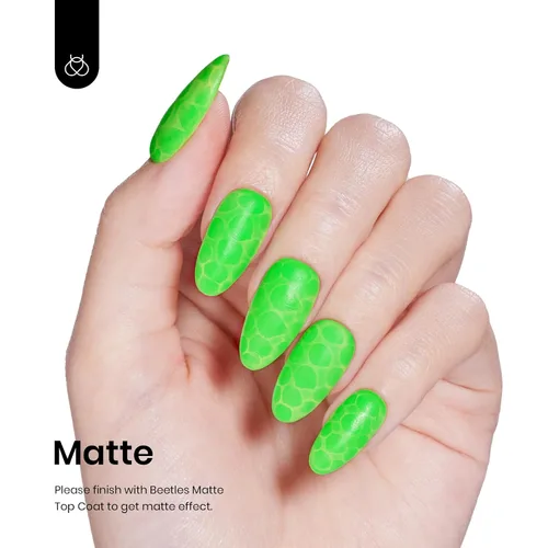Miniatura 597 de Beetles - Esmalte de uñas de gel marrón – 0.5 onzas líquidas de esmalte de gel marrón oscuro, lámpara LED UV para uñas, regalo de manicura para I