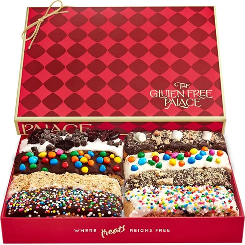 Miniatura 9 de Cesta de regalo de galletas Palace Biscotti sin gluten, surtido de galletas de chocolate sin gluten, cesta gourmet de galletas de biscotti, sin
