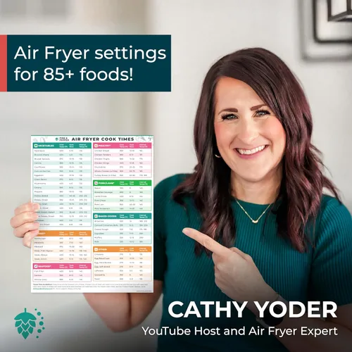 Miniatura 4 de Cathy Yoder's Pine and Pepper - Juego de sábanas magnéticas de temperatura para freidora de aire y forros para freidora de aire, 125 piezas