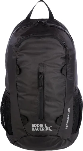 Miniatura 35 de Eddie Bauer Stowaway Mochila Empacable Viaje Exterior Ligera Plegable Duradera Poliéster Ripstop 30L - Cereza Negra
