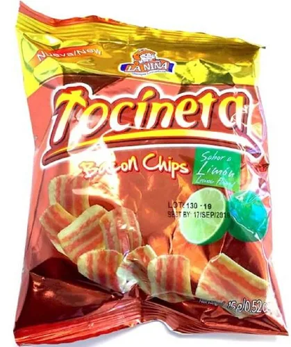Miniatura 2 de Tocineta - Chips de tocino sabor a Limon (paquete de 12)