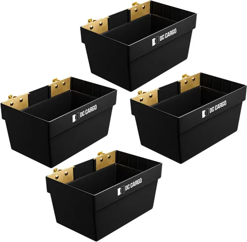 Miniatura 10 de DC Cargo Mall Gran contenedor de almacenamiento E Track – Organizador de canasta E Track resistente – Accesorios E Track compactos para remolques