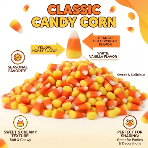Miniatura 9 de Sarahs Candy Factory Candy Corn en Frasco, 3 Libras