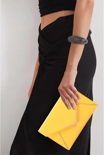 Miniatura 7 de Dexmay - Bolso de mano para mujer, de piel de charol, bolso de vestir plegable