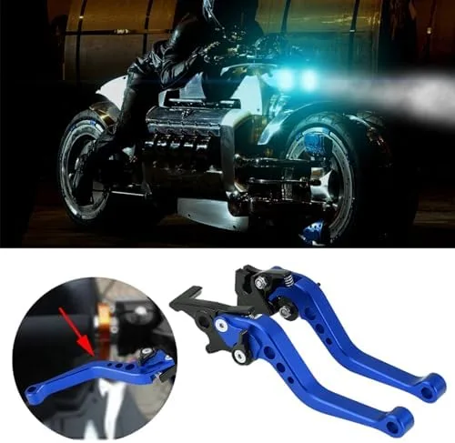 Miniatura 4 de Senyar Para ttr 110 Palanca de freno Palanca de freno de embrague de aluminio CNC Tambor de embrague de motocicleta Manija de palanca de freno 0.866