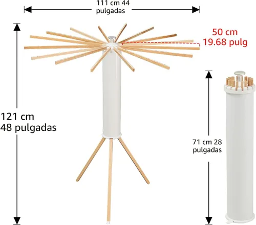 Miniatura 2 de JOOM Trípode de Secado de Ropa, Perchero Portátil y Plegable para Ahorro de Espacio, Perchero de Secado de Ropa para Lavandería - Perchero de Ropa