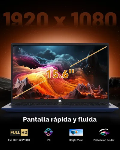 Miniatura 8 de NIMO 15.6" FHD Laptop de Juegos Ligeros, 8 núcleos AMD Ryzen 7 Pro 6850U 32GB LPDDR5 RAM 1TB SSD (Supera al i7-1360P hasta 4.7GHz) GPU AMD Radeon