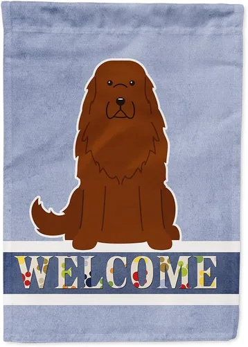 Miniatura 275 de Caroline's Treasures BB5622GF Airedale - Bandera de bienvenida para jardín, bandera decorativa para patio, exteriores, patio, parterres