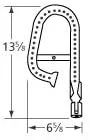 Miniatura 3 de Music City Metals Reemplazo de quemador de acero inoxidable 123L1 para modelos seleccionados de parrilla de gas Ducane