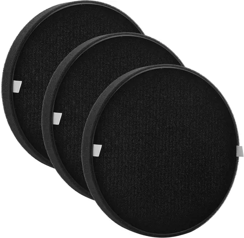 Miniatura 7 de Paquete de 2 filtros de repuesto Halo True HEPA, compatible con Pure Enrichment PureZone Halo Purifier PEAIRDSK, filtros HEPA 2 en 1