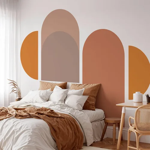 Miniatura 13 de Ambiance Sticker Papel pintado no tejido con frescos gigantes pre-pegados de montaña escandinava Ziska etiqueta decorativa H 60 x L 35.4 in