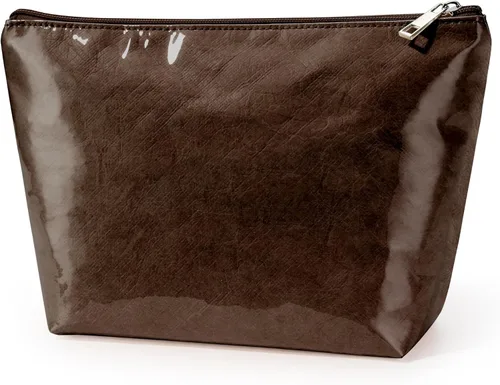 Miniatura 20 de WLLWOO - 2 bolsas de maquillaje de pana con cara sonriente, bolsa de cosméticos con cremallera interior impermeable, estuche para lápices, monedero