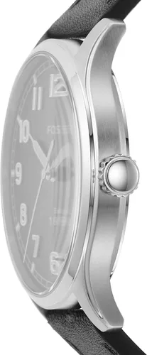 Miniatura 5 de Fossil Dayliner - Reloj de cuarzo minimalista delgado de acero inoxidable y cuero para hombre