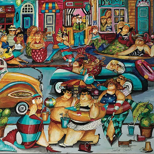 Miniatura 5 de Jennifer Garant - Rompecabezas de 1000 piezas de 24 x 30 pulgadas para tina de playa extragrande, 1 unidad
