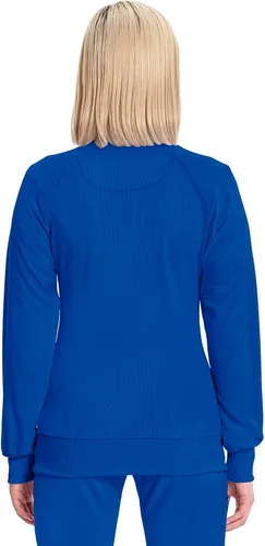 Miniatura 85 de Infinity by Cherokee 2391A - Chaquetas médicas con cremallera frontal para mujer, tela elástica en 4 direcciones