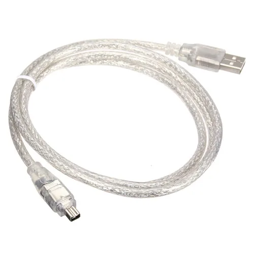 Miniatura 5 de chenyang Adaptador de cable iLink macho USB 2.0 macho a Firewire IEEE 1394 de 4 pines macho solo compatible con Sony DCR-TRV75E 4.92FT/1.5M