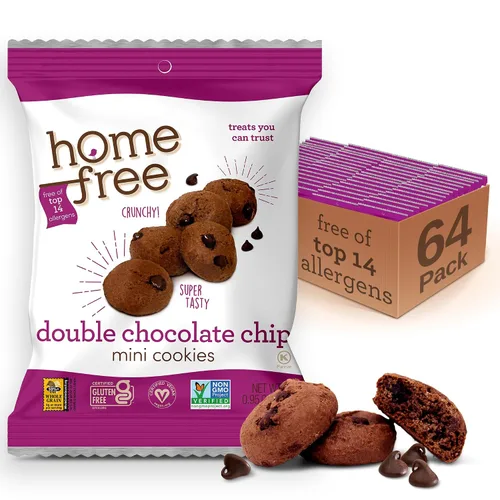 Miniatura 25 de Homefree Mini Caja de Galletas con Doble Chispas de Chocolate, Sin Gluten, Sin Nueces, Vegano, Seguro para la Escuela y Refrigerio Amigable