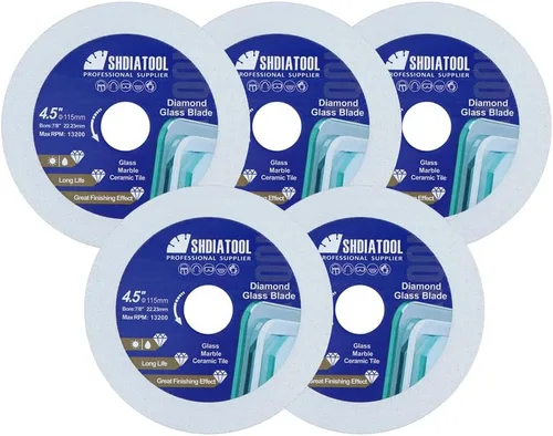 Miniatura 24 de SHDIATOOL Disco de corte de diamante de vidrio de 2 pulgadas, rueda de corte ultradelgada para azulejos de cerámica, porcelana y mármol de 50 mm