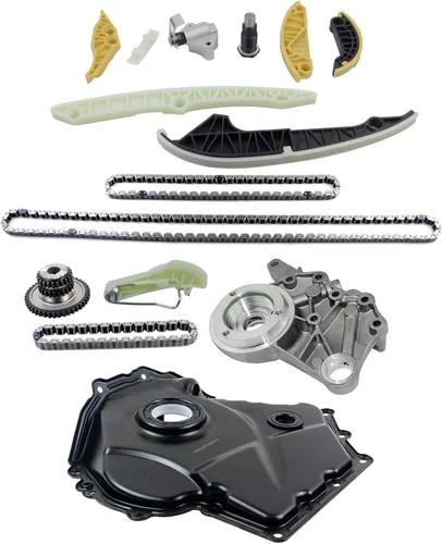 Kit de cadena de distribución 06H109469T 06H109469AD Cubierta de sincronización 06H109210AG Soporte de puente de leva 06H103144J Reemplazo para VW