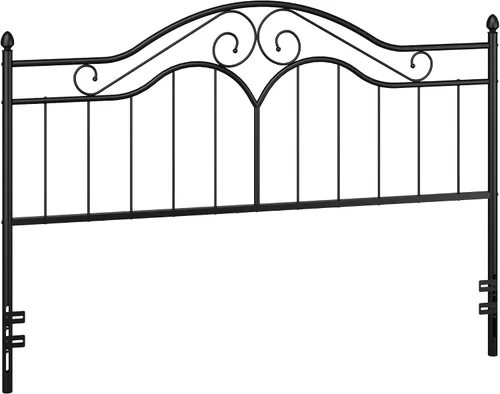 Miniatura 14 de Elephance Cabecero para Marco de Cama Tamaño Queen, Cabecero de Metal de Cama con Plataforma Vintage Únicamente, Altura Ajustable, Resistente