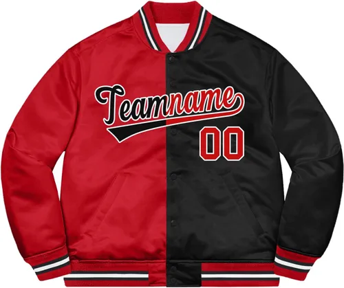 Miniatura 2 de KXK Chaqueta universitaria personalizada, diseño de tu propia letra, abrigo de béisbol con logotipo cosido para hombres, mujeres y jóvenes