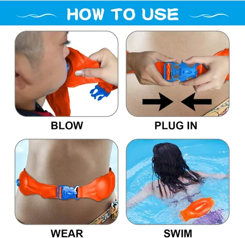 Miniatura 5 de Equipo de entrenamiento de natación para adultos - Cinturón de ayuda para natación para piscina o entrenamiento